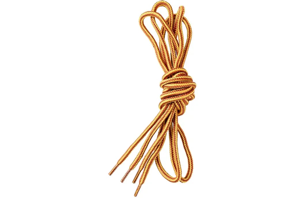 Tkaničky do obuvi 130 cm, kulaté, pískové Canis