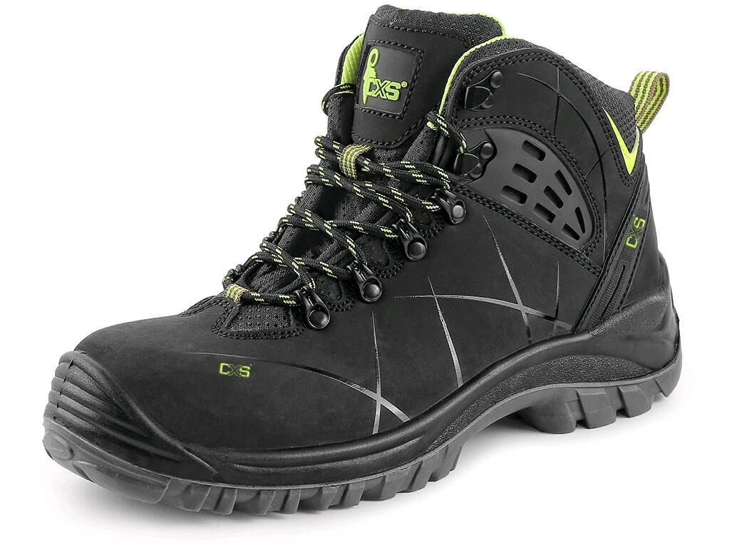 Kotníková obuv  CXS Universe METEOR O2, černo-zelená Canis 