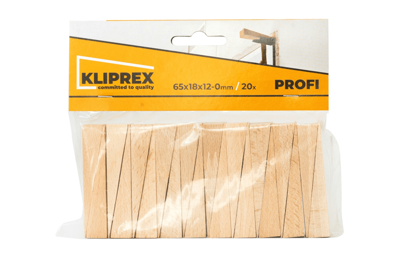 Dřevěné klínky BK 20ks/65x18x12-0 Ven s.r.o.