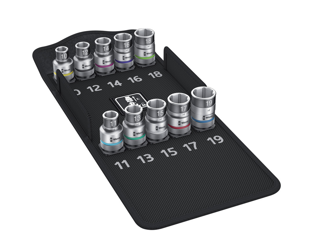 Sada 10-ti ks nástavců pro ráčnu ZYKLOP WERA STC