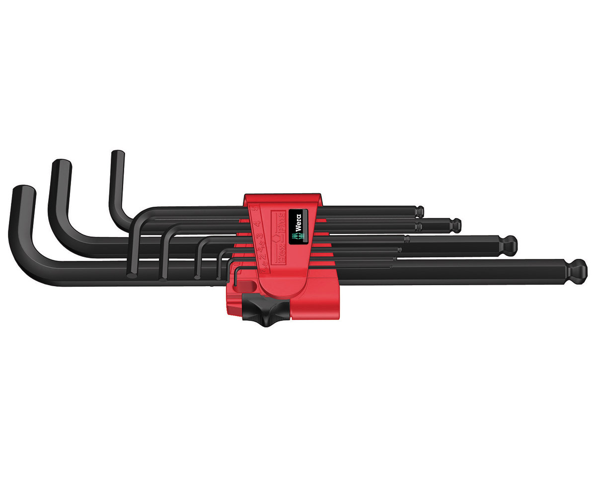 Sada 9-ti ks metrických inbus klíčů WERA STC