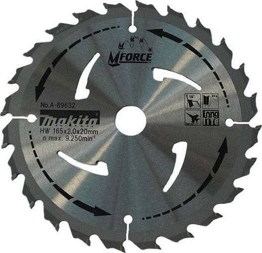 Pilový kotouč 165x20x1.3mm 24z Makita