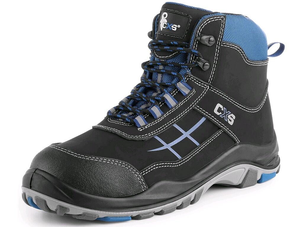 Obuv kotníková CXS DOG BOXER O2, modro - černá Canis 